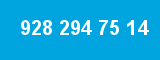 928 294 75 14 928 294 75 14